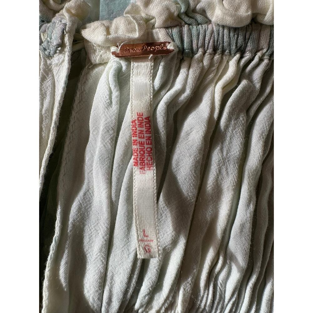 Free People Ethereal Dainty Lace Honeysuckle Floral Printed Midi Dress Large - Picture 11 of 16